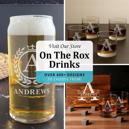 Miniatura 8 de Vaso en forma de lata de cerveza con monograma grabado - bandera de EE.UU.