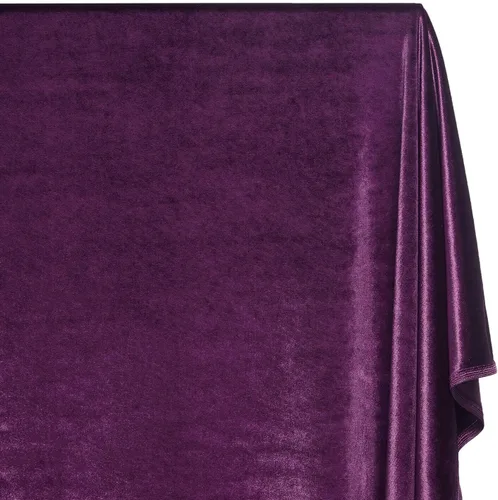 Miniatura 21 de Elástico tela 60" de ancho por el patio de terciopelo para disfraces de costura Apparel Craft Magenta