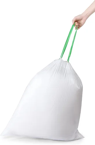 Miniatura 3 de TYPLASTICS Bolsas de basura de 13 galones de alto con cordón para cocina, 110 unidades basura, Oficina, Reciclaje