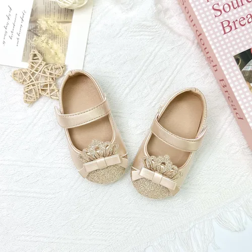 Miniatura 3 de Uineky Zapatos de vestir para bebés y niñas recién nacidas, zapatos planos estilo Mary Jane, antideslizantes, ligeros, suela suave, zapatos de boda