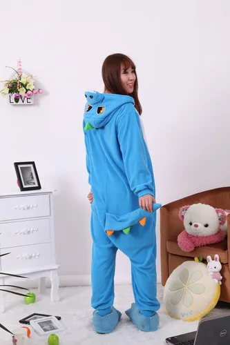 Miniatura 5 de Honeystore, piyama de disfraz de dinosaurio para Halloween, una pieza, unisex