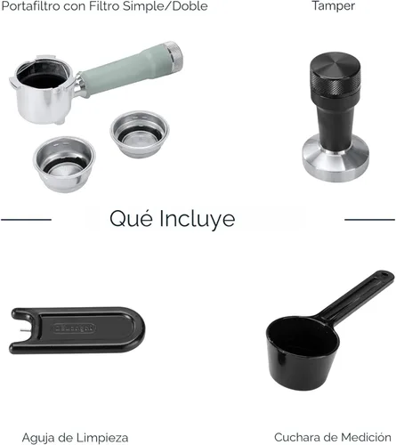 Miniatura 11 de De'Longhi Dedica Duo - Máquina de Espresso Compacta - Cafetera de Preparación en Frío con Varilla Espumadora de Leche - para Espresso, Café Caliente