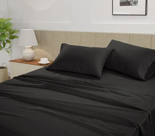 Miniatura 3 de Lane Linen Juego de 2 fundas de almohada 100 % de algodón, tamaño estándar, se adapta a almohadas estándar y Queen, fundas de almohada lujosas
