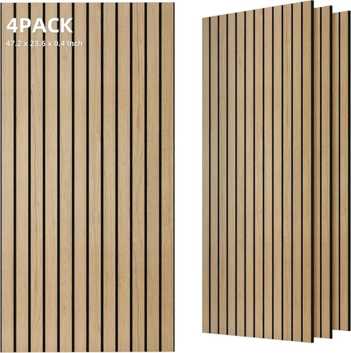 Miniatura 35 de Paquete de 10 paneles acústicos grandes, paneles de espuma insonorizante de 48 x 24 x 0.4 pulgadas para paredes, paneles premium de amortiguación