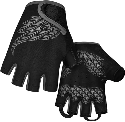 MOREOK - Guantes para bicicleta de montaña (MTB) y ciclismo de descenso (DH), para hombres, de medio dedo, con almohadilla de gel que absorbe los