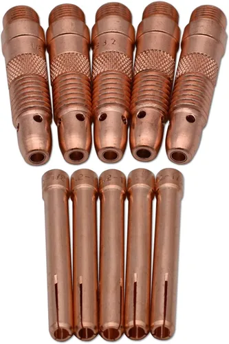 Miniatura 12 de 10 piezas de cuerpo de pinza surtido 10N30 10N31 10N32 10N28 406488 (0.040"-1/16"-3/32"-1/8"-5/32") y collar 10N22 10N23 10N24 10N25 54N. 20