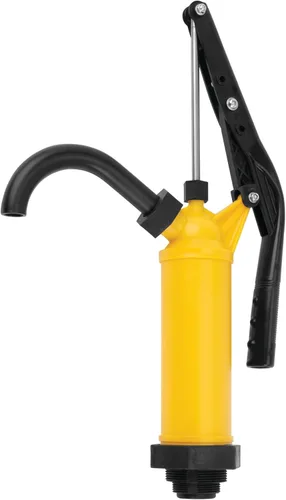 Miniatura 4 de Performance Tool W54269 Bomba de Barril de Acción de Palanca de Propósito General Amarilla - Se adapta a tambores de 15 a 55 galones