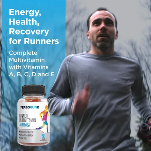 Miniatura 2 de Runner - Gomitas multivitamínicas – Vitamina diaria para correr con vitaminas A, C, D, E y complejo B – 50% menos de azúcar – Antioxidantes