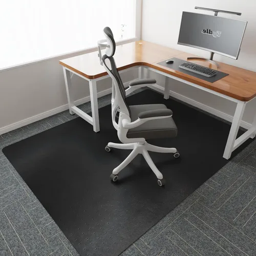Miniatura 17 de TYDLE Tapete transparente para silla, de 36 x 48 pulgadas, tapete para silla de oficina para suelos duros, tapete de vinilo para sillas