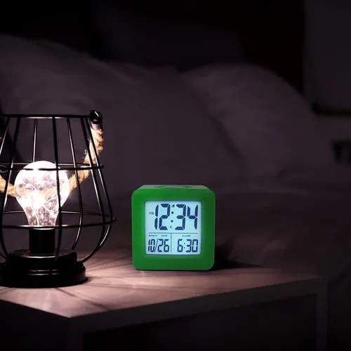Miniatura 7 de Equity 73005 - Reloj despertador LCD con luz inteligente, color azul