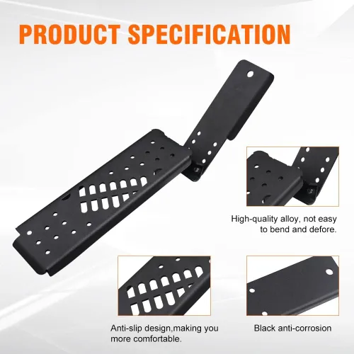 Miniatura 5 de JL Pedal Muerto, Pedal Muerto Gladiator Lado Izquierdo Reposapiés Compatible con Jeep Wrangler JL/Gladiator JT 2018 2019 2020 2021 2022 2023