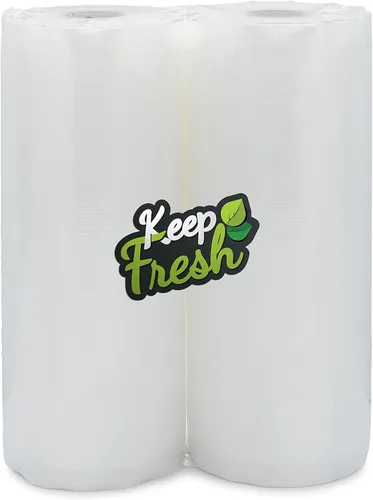 Miniatura 12 de Keep Fresh Food - Rollos selladores al vacío (11 pulgadas x 50 pies, 2 rollos), bolsas de almacenamiento de alimentos de 3.5 mil para almacenamiento