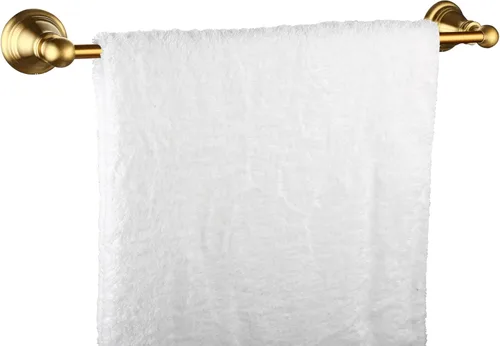 Miniatura 4 de F-080-BG - Juego de accesorios de baño de 4 piezas con toallero de 18 pulgadas, anillo para toallero, soporte de papel, gancho para bata, oro Oro