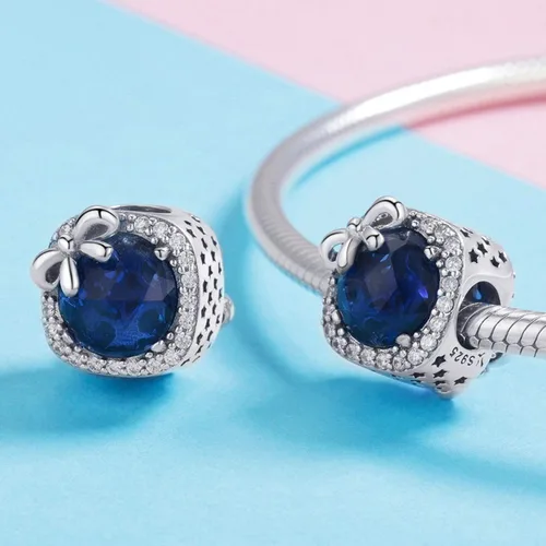Miniatura 4 de MUERDOU Abalorio de piedra natal apto para dijes, pulsera, lazo, cumpleaños, cristal para pulsera y collar