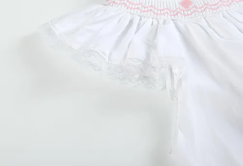 Miniatura 3 de Vestido de obispo fruncido para bebés y niñas