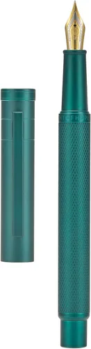 Miniatura 16 de Hongdian Bolígrafo Rollerball Bosque Azul Oscuro con Repuesto de Tinta Negra Schmidt, Diseño Clásico con Estuche de Metal para Firma de Negocios
