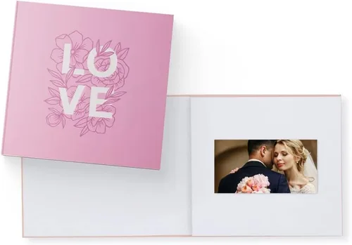 Miniatura 14 de Heirloom Video Book - Pantalla HD de 5 pulgadas para regalo de memoria personalizada, boda, cumpleaños, Navidad, aniversario, recuerdo de fotos