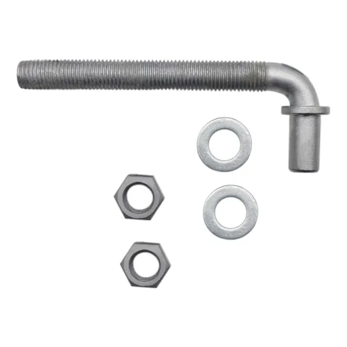 Miniatura 7 de 2 bisagras de poste Qlvily de 8 pulgadas con perno en J, bisagra de perno en J de 5/8 pulgadas, tuercas incluidas