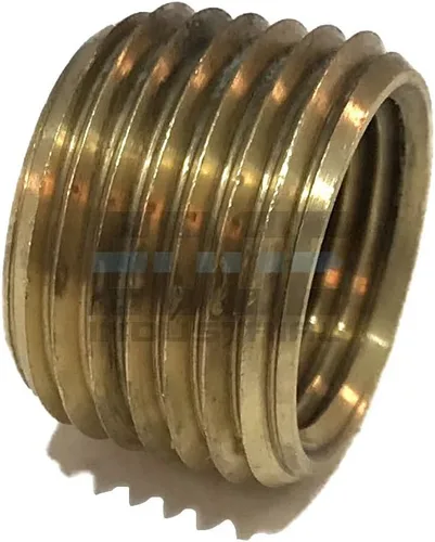 Buje de cara reductora de latón 1/2 "macho NPT X 3/8" hembra NPT combustible/aire/agua/aceite/gas WOG (cantidad 01)