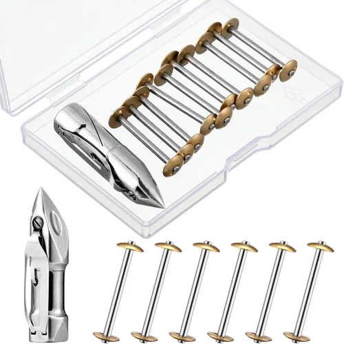Blulu 10 bobinas y 1 caja de bobina para máquina de coser compatible con Singer 27, 28, 127, 128 piezas de máquinas de coser Treadle