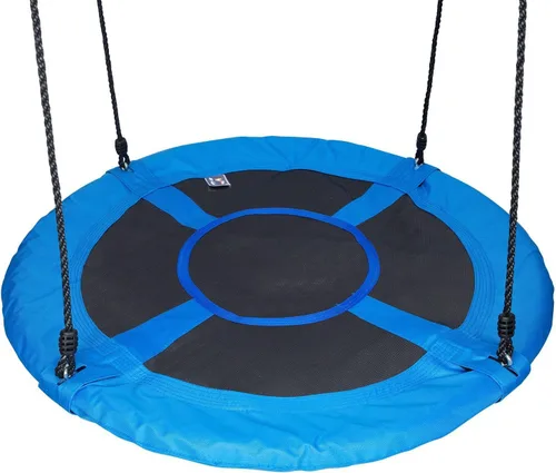 Juego de asiento de columpio de árbol colgante de cuerda gigante con diseño de nido de disco, resistente, fácil de instalar, para niños y adultos,