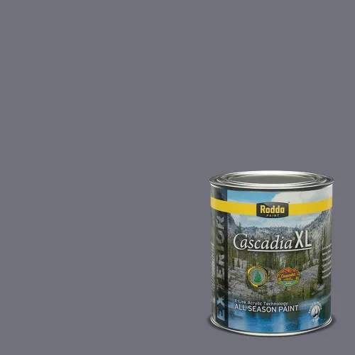 Miniatura 125 de Rodda Paint CASCADIA XL - Pintura satinada e imprimación para exteriores en uno, cuarto de galón, ancla