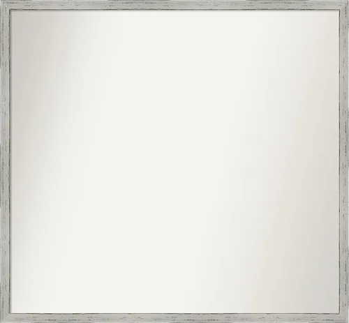 Miniatura 1040 de Amanti Art Espejo de baño blanco para sobre el fregadero, 32 x 45 pulgadas, espejo de tocador rectangular blanco esbelto, marco de madera moderno