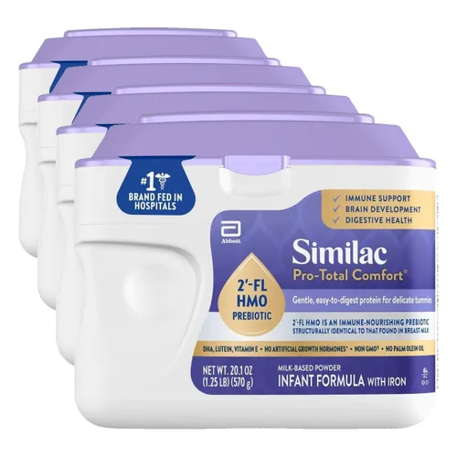 Miniatura 8 de Similac Fórmula infantil Pro-Total Comfort con hierro, envase de 20.1 oz