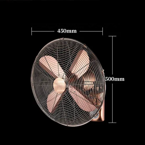 Miniatura 6 de Ventilador oscilante ajustable para montaje en pared, ventilador industrial oscilante de montaje en pared, alta velocidad/negro/resistente, 22.0 in