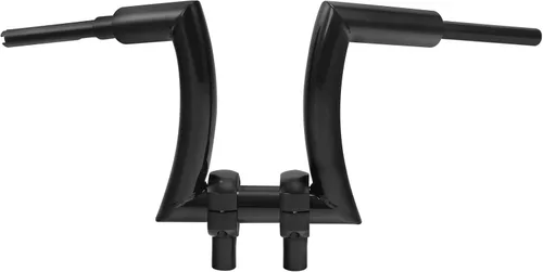 TCT-MOTORPARTS Manillar Ape Hanger de 12 pulgadas con elevador de 2 pulgadas apto para Harley Sportster XL883 XL1200, modelos Softail Heritage Cromo