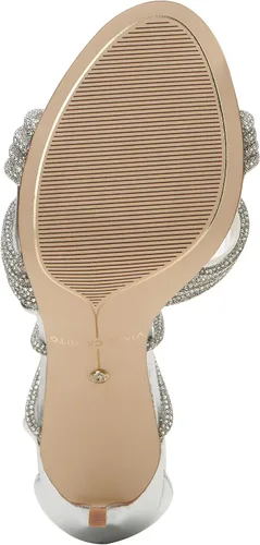 Miniatura 4 de Vince Camuto Aimery - Sandalias de vestir con tacón envolvente para mujer, Transparente plateado