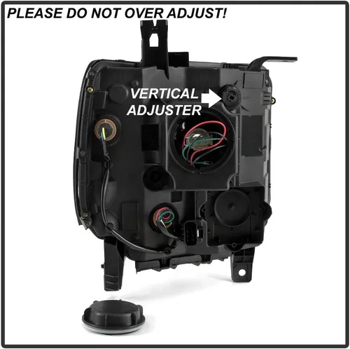 Miniatura 6 de ACANII - Para 2014-2015 GMC Sierra 1500 15-19 2500 3500 HD camión sin OEM LED DRL proyector faros faros montaje