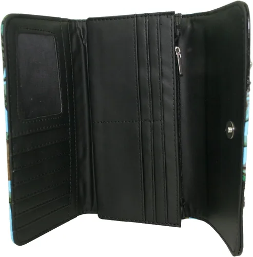 Miniatura 3 de Cartera de hebilla de cinturón con diamantes de imitación occid