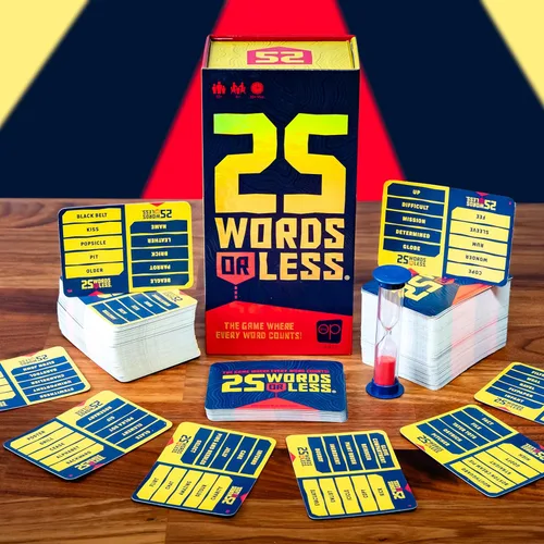 Miniatura 2 de 25 Words or Less Board Game, Figure Out the Secret Words Before Time Runs Out, 300 Cards, Timer & Countdown Board Included, Fast-Paced Party Game