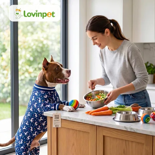 Miniatura 8 de LovinPet Ropa de pijama para perros grandes: cuidado de heridas/camisa de mastín poscirugía, pijama ligera y elástica para perros, sirenas