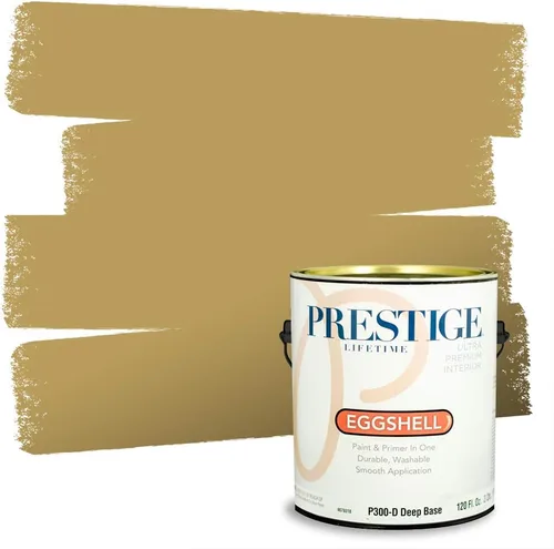 Miniatura 169 de PRESTIGE Paints Exterior Paint and Primer In One, 1-Gallon, Satin, Comparable Match of Benjamin Moore* Royal Linen* 931BM-PCM