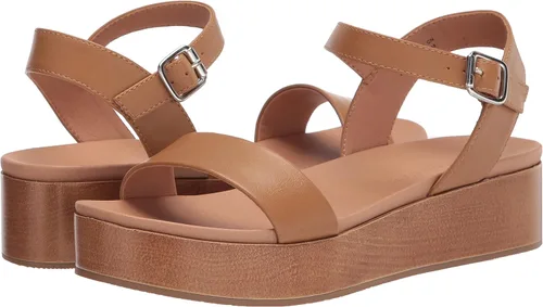 Miniatura 7 de Tienda Essentials Sandalias planas de dos bandas para mujer