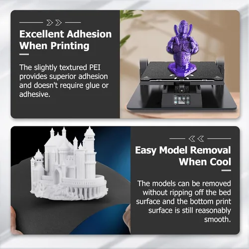 Miniatura 7 de YOOPAI Kit de hoja PEI de doble cara y placa de construcción magnética flexible, plataforma de cama de impresora 3D de 235x235mm para Creality Ender