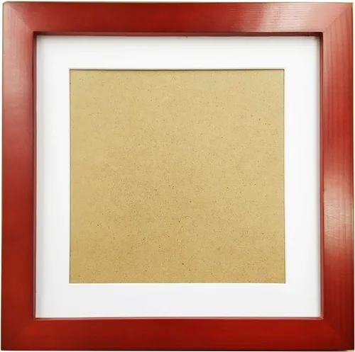 Miniatura 12 de Elegante portarretratos de madera maciza negra de 4 x 4 pulgadas, con paspartú de 3 x 3 pulgadas para fotos de 4 x 4, madera ecológica de alta
