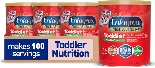 Miniatura 13 de Enfagrow Bebida nutricional de leche prémium para niños pequeños, Enfagrow Toddler Drink, prueba nuestro trío de apoyo cerebral, lata de vainilla