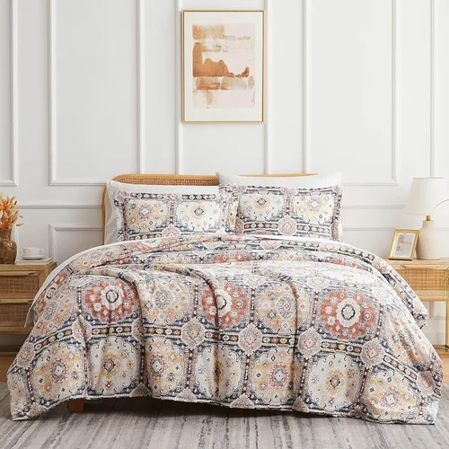 Miniatura 63 de SouthShore FINE LINENS Colección Perfect Paisley - Calidad premium, suave, resistente a las arrugas, la decoloración y las manchas, de fácil