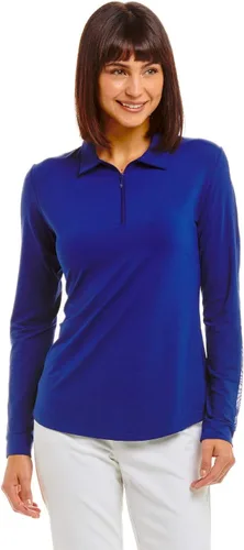 Miniatura 8 de Ibkul Icefil Cooling UPF 50 Polo de golf de manga larga con cremallera para mujer