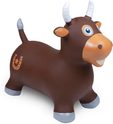 Miniatura 10 de WADDLE Bouncy Hopper - Peluche inflable de animales para interiores y exteriores, juguete para niños pequeños y niños, bomba incluida, niños y niñas