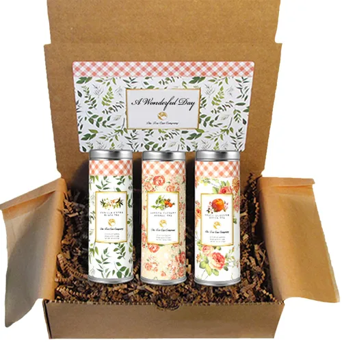 Miniatura 8 de Caja de regalo para el Día de la Madre de La Tea Dah, muestra de té gourmet con 32 bolsas de té de primera calidad y vela de soja perfumada, regalos