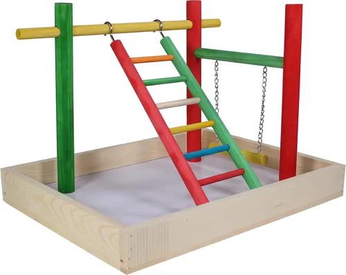 Miniatura 9 de Penn-Plax Centro de Actividades para Aves – Perfecto para Aves Jóvenes o Pequeñas Varios
