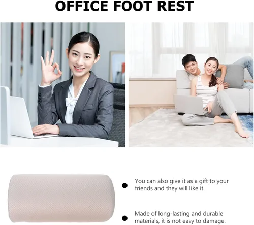 Miniatura 4 de Healifty Reposapiés para debajo del escritorio en el trabajo y los juegos, taburete de espuma viscoelástica debajo del escritorio, diseño