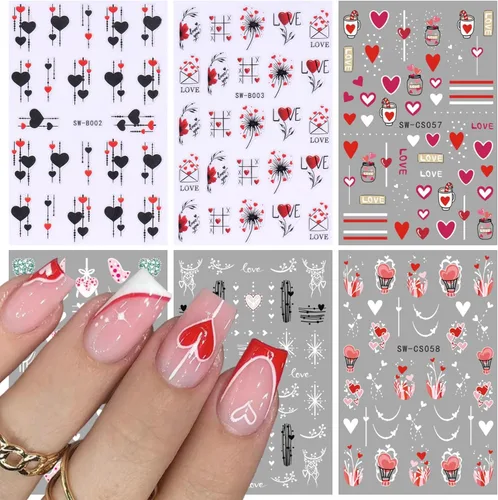 Miniatura 16 de Calcomanías líquidas para arte de uñas, diseño de mariposa, negro, plateado, mariposa, luna, 3D, autoadhesivas, suministros de arte de uñas