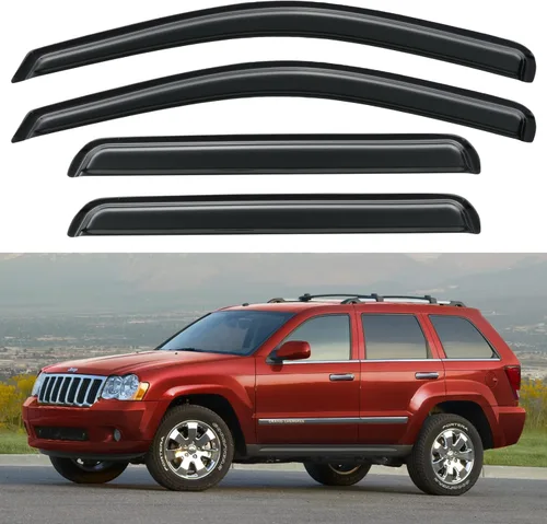 Miniatura 243 de YQAUTEC Viseras de Ventana Protectores de Lluvia para Honda Civic 2022 2023 2024 2025 2026, Deflectores de Viento de Ventilación de Ventana Fuera