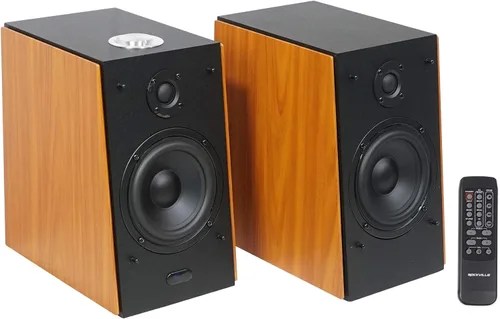 Miniatura 2 de Rockville Sistema de altavoz del monitor de Bluetooth de los altavoces accionados par HD5 de la estantería 5 pulgadas