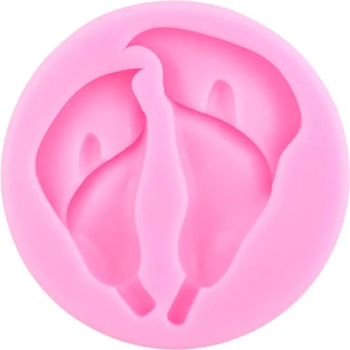 Miniatura 9 de ZiXiang Moldes de silicona de flores de orquídea, molde de fondant de flores de hibisco, molde de silicona para decoración de pasteles, decoración